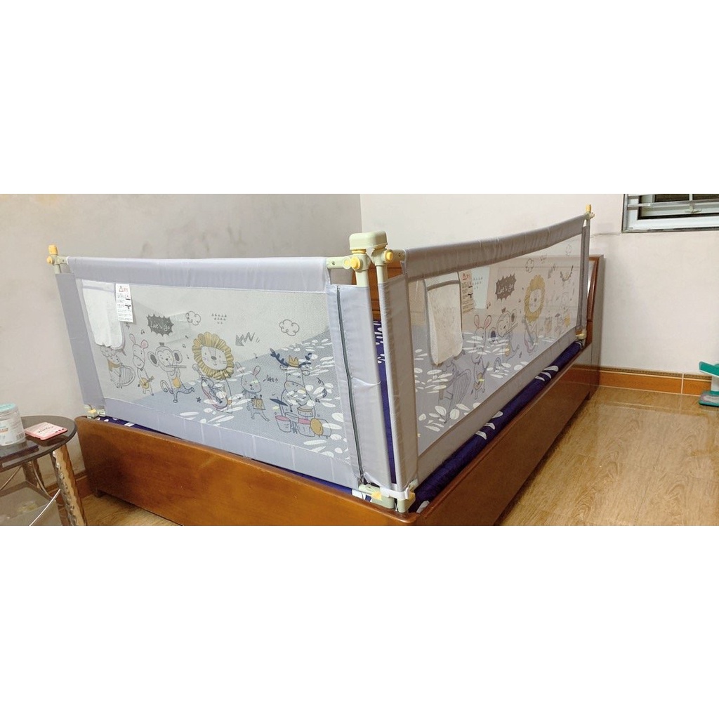 Thanh Chắn Giường cho bé mẫu nâng cấp thanh chặn giường sale giá xưởng SILK BABY
