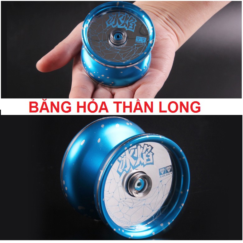 yoyo Băng Hỏa Thần Long mã 676101C hãng Auldey bằng kim loại Đồ chơi con quay trẻ em