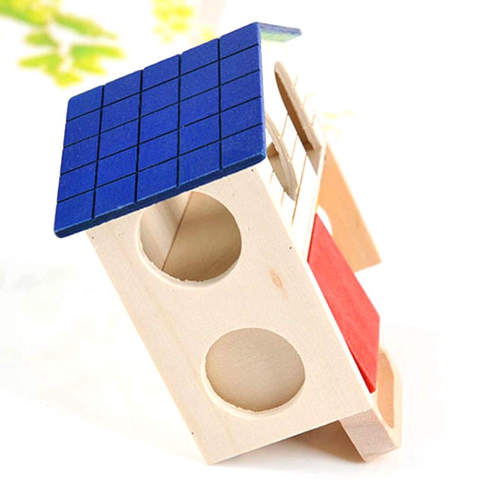 ELLSWORTH Nhà Đồ Chơi Hai Tầng DIY Dành Cho Chuột Hamster