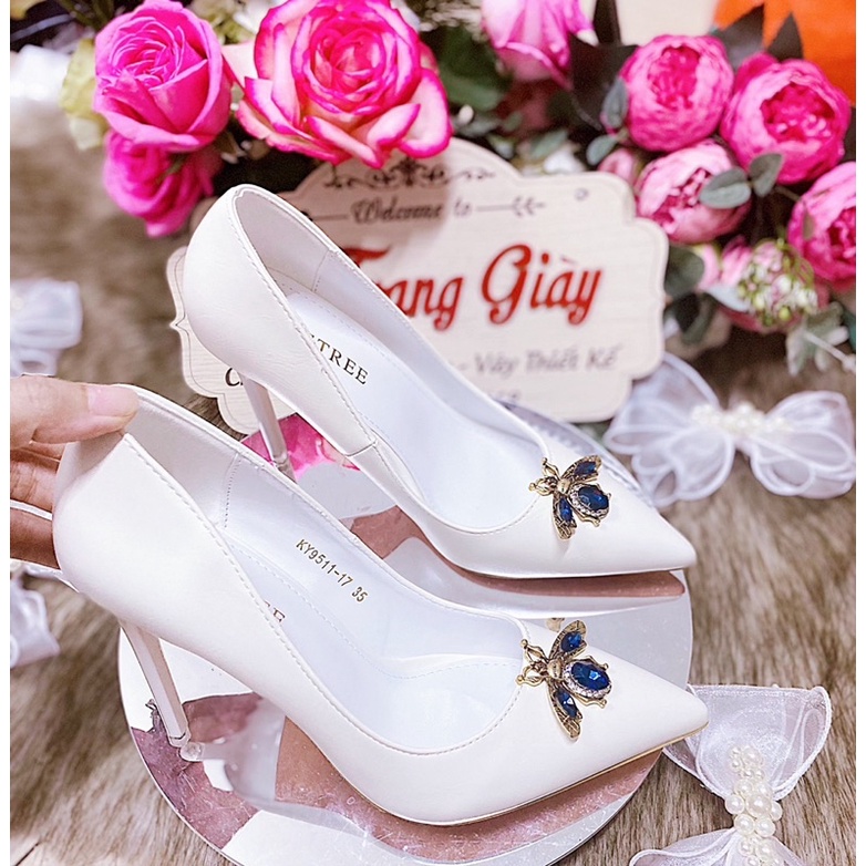 GIÀY CƯỚI THIẾT KẾ ĐÁ ONG CAO CẤP CÓ SẴN  (là mẫu tkế thủ công vui lòng chắc chắn trước khi đặt hàng)