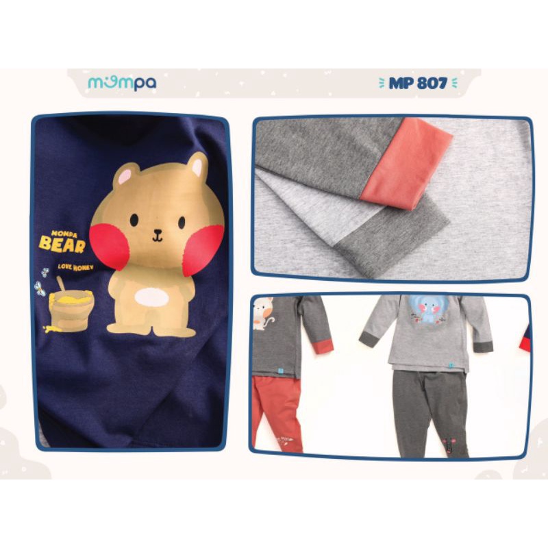Bộ Dài Tay Cotton Mompa MP3 • 1Y 2Y 3Y 4Y • Choding Home