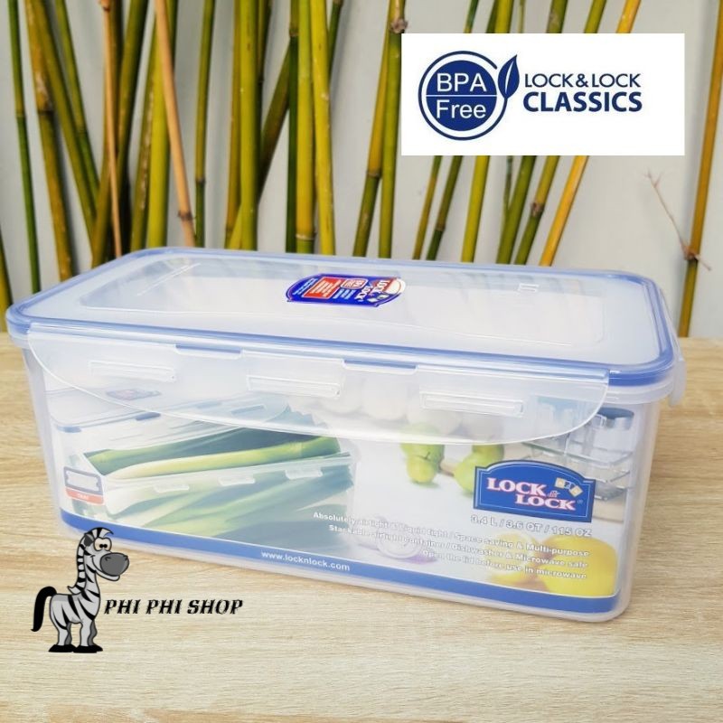 Hộp bảo quản Lock&amp;Lock Classic 3.4L có vĩ tách nước chống thấm ngược HPL848