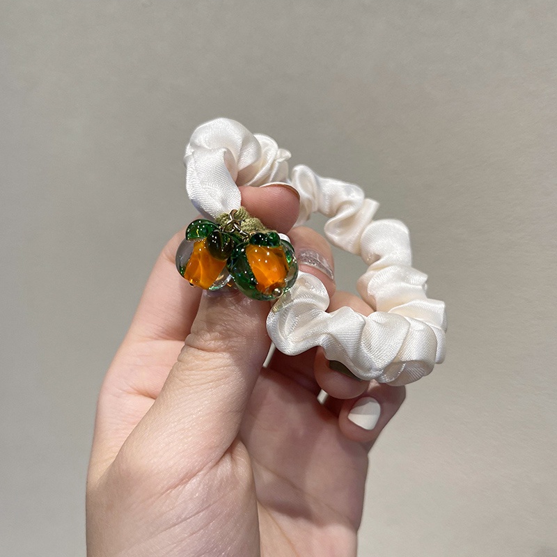 Dây buộc tóc hình trái cây dễ thương xinh xắn