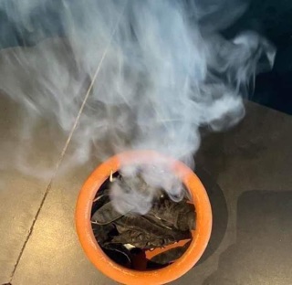 Bếp đốt bồ kết