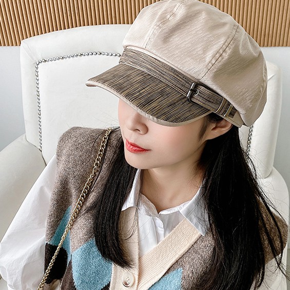 Mũ bê rê nữ phong cách Hàn mới, nón nồi có vành thời trang