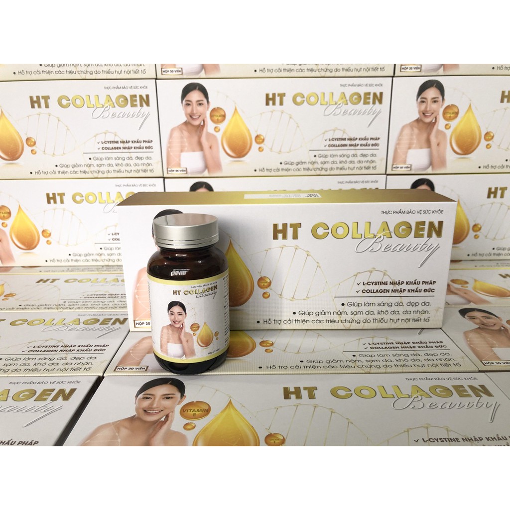 [Hiệu quả sau 1 tháng] Viên uống trắng da Glutathione (3 lọ) căng bóng da HT COLLAGEN | BigBuy360 - bigbuy360.vn