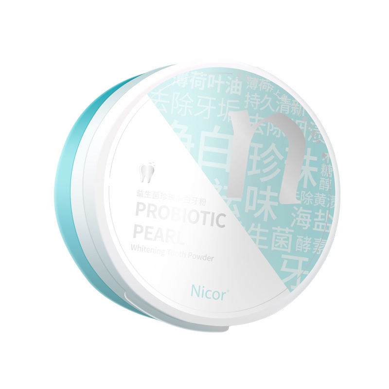 Nicor enzyme pearl whitening tooth powder fresh, dazzling, whitening, removing tooth yellow, whitening, cleaning, teeth