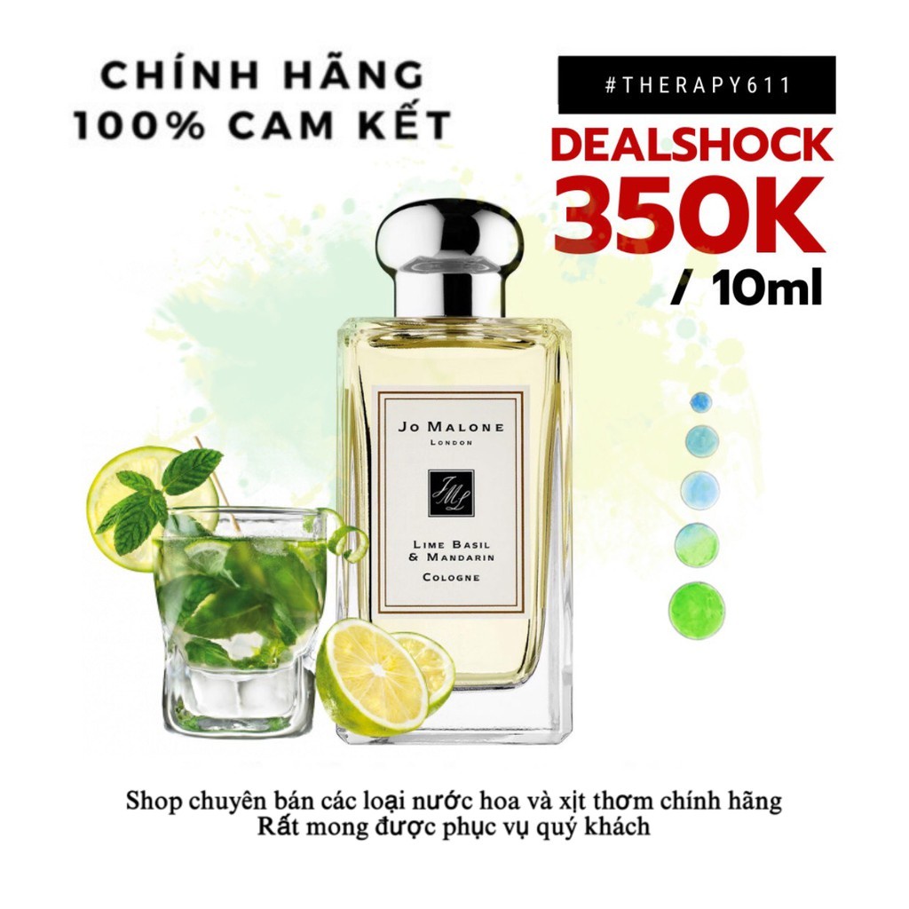 ..::✨Nước hoa Jo Malone Lime Basil & Mandarin ✨::..