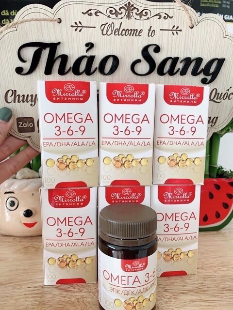 Viên uống Omega 369 Nga | Thế Giới Skin Care