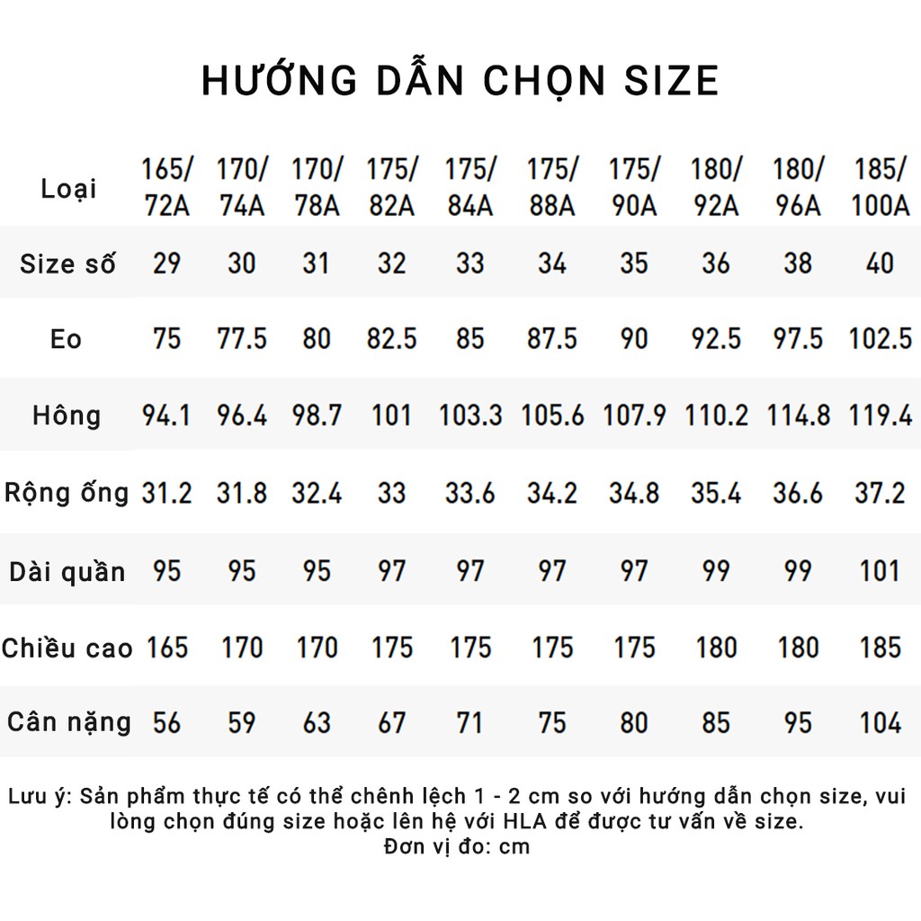 Quần Chinos Nam HLA Horizontal Textured Casual Pants