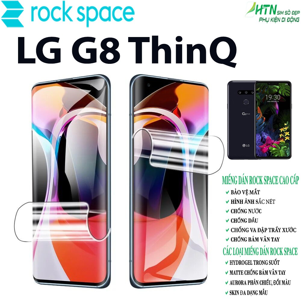 Miếng dán PPF LG G8 ThinQ cao cấp rock space dán màn hình/ mặt sau lưng full bảo vệ mắt, tự phục hồi vết xước,…