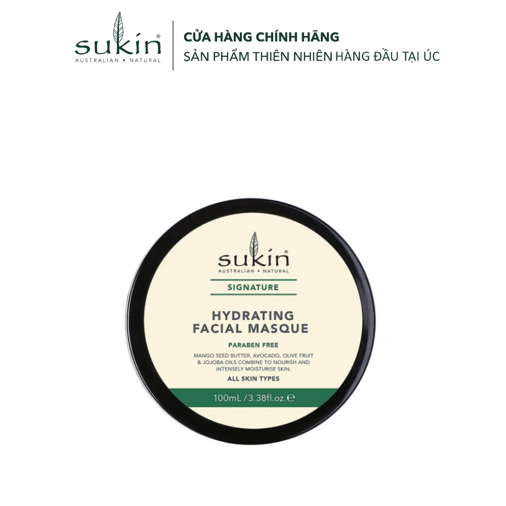 Sukin Mặt Nạ Cấp Ẩm Dưỡng Sáng Mịn Da Hydrating Facial Masque 100ml