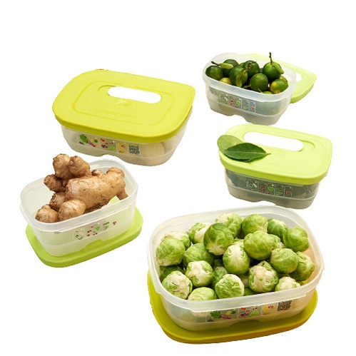 Bộ hộp trữ mát có nút hô hấp Ventsmart Five Star 800ml & 375ml - Tupperware