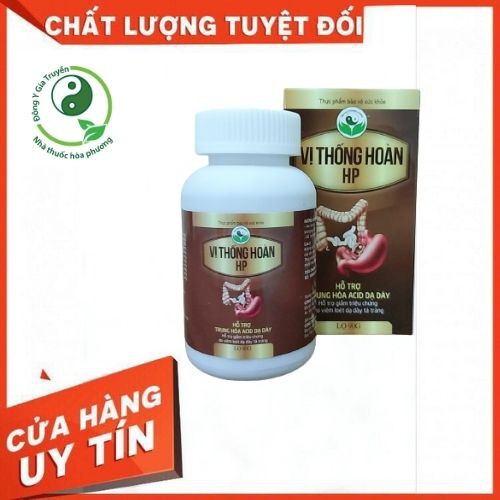 DẠ DÀY VỊ THỐNG HOÀN HP- Hỗ trợ điều trị viêm loét dạ dày,đại tràng,trào ngược, diệt vi khuẩn HP.