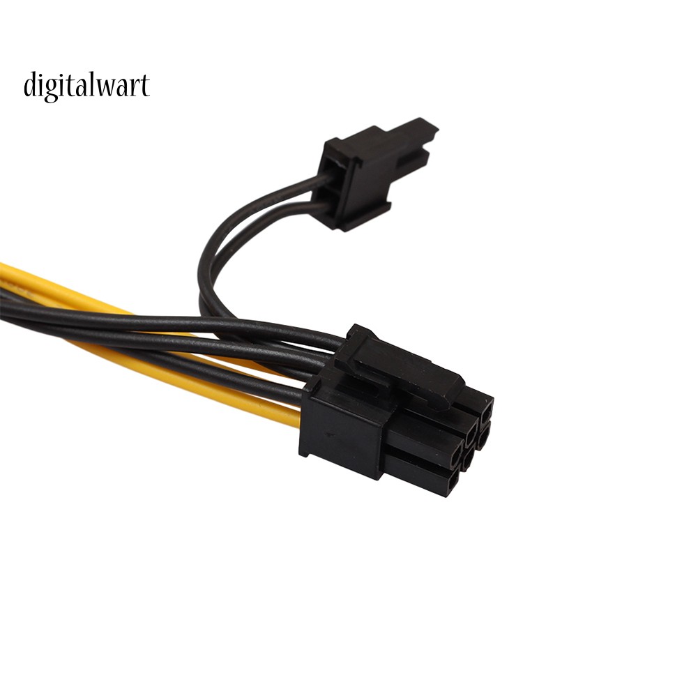 Dây cáp nối dài bảng mạch chủ 6pin sang 2 PCIe 8(6+2)pin | BigBuy360 - bigbuy360.vn