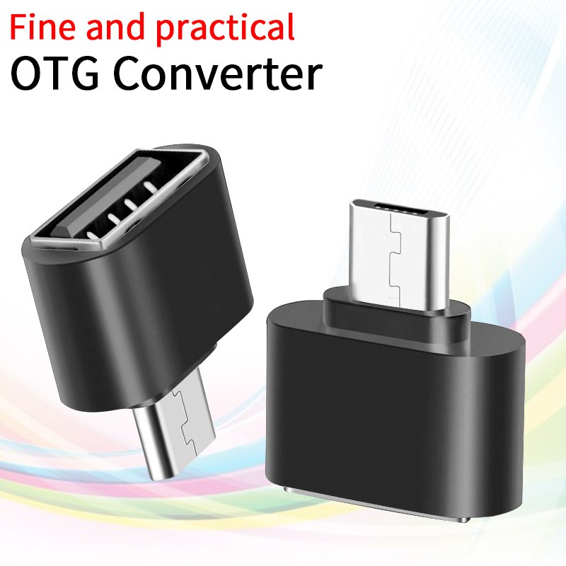 【Mua 1 tặng 1】Bộ điều hợp chuyển đổi USB 2.0 Android OTG Micro  đầu cắm sang lỗ cắm USB-A loại-A