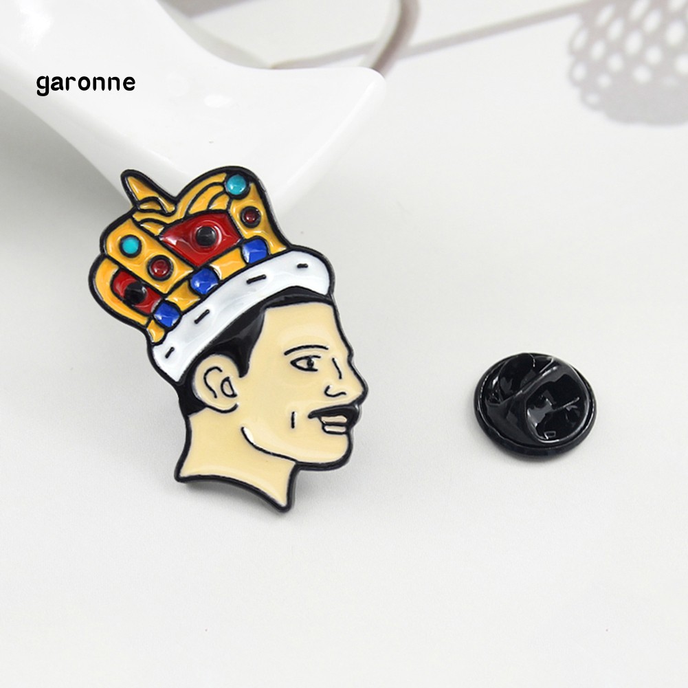 Ghim cài áo trang sức nghệ thuật hình ca sĩ Freddie Mercury