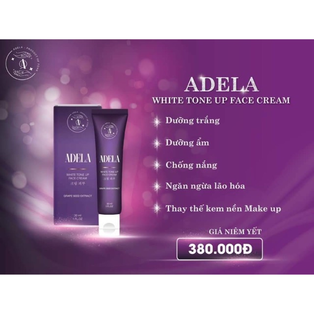 ADELA - white tone up face cream