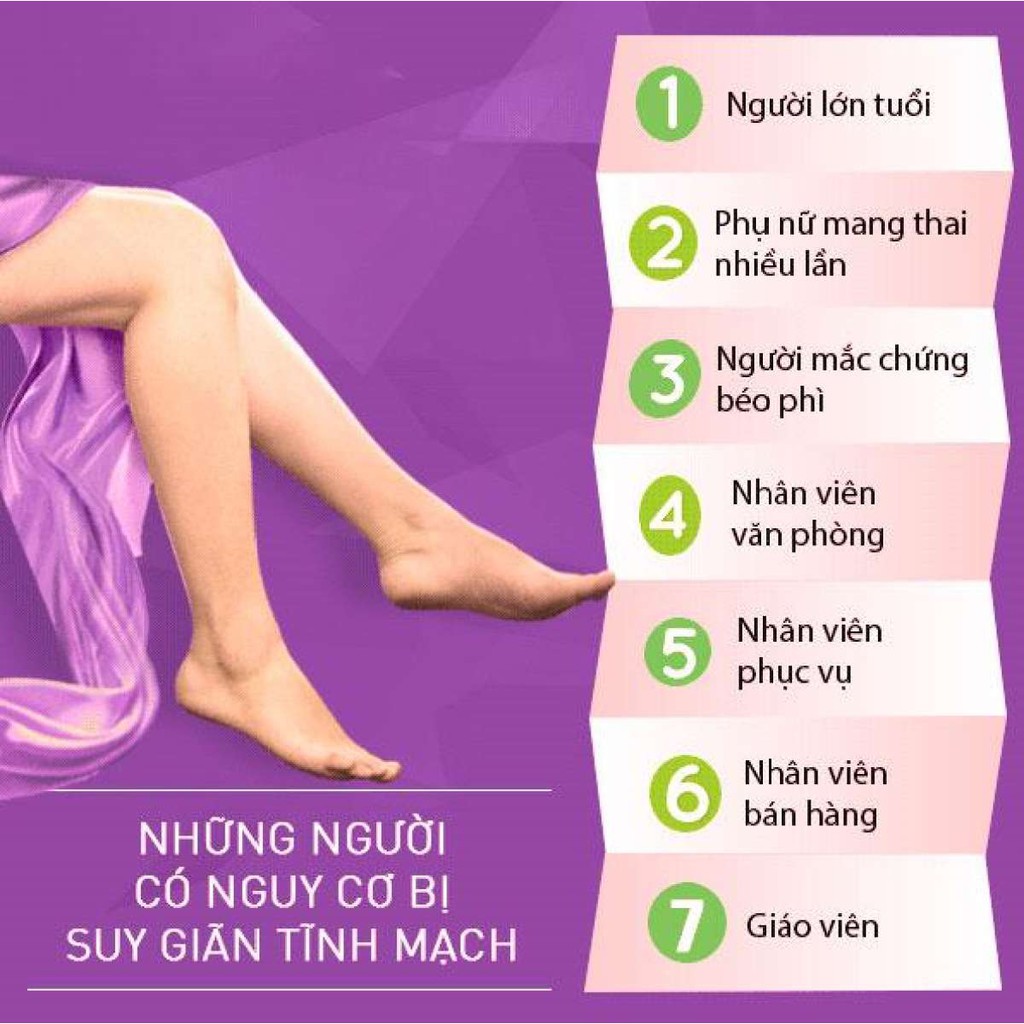 Tất giãn tĩnh mạch gối - sản xuất tại Hoa Kỳ