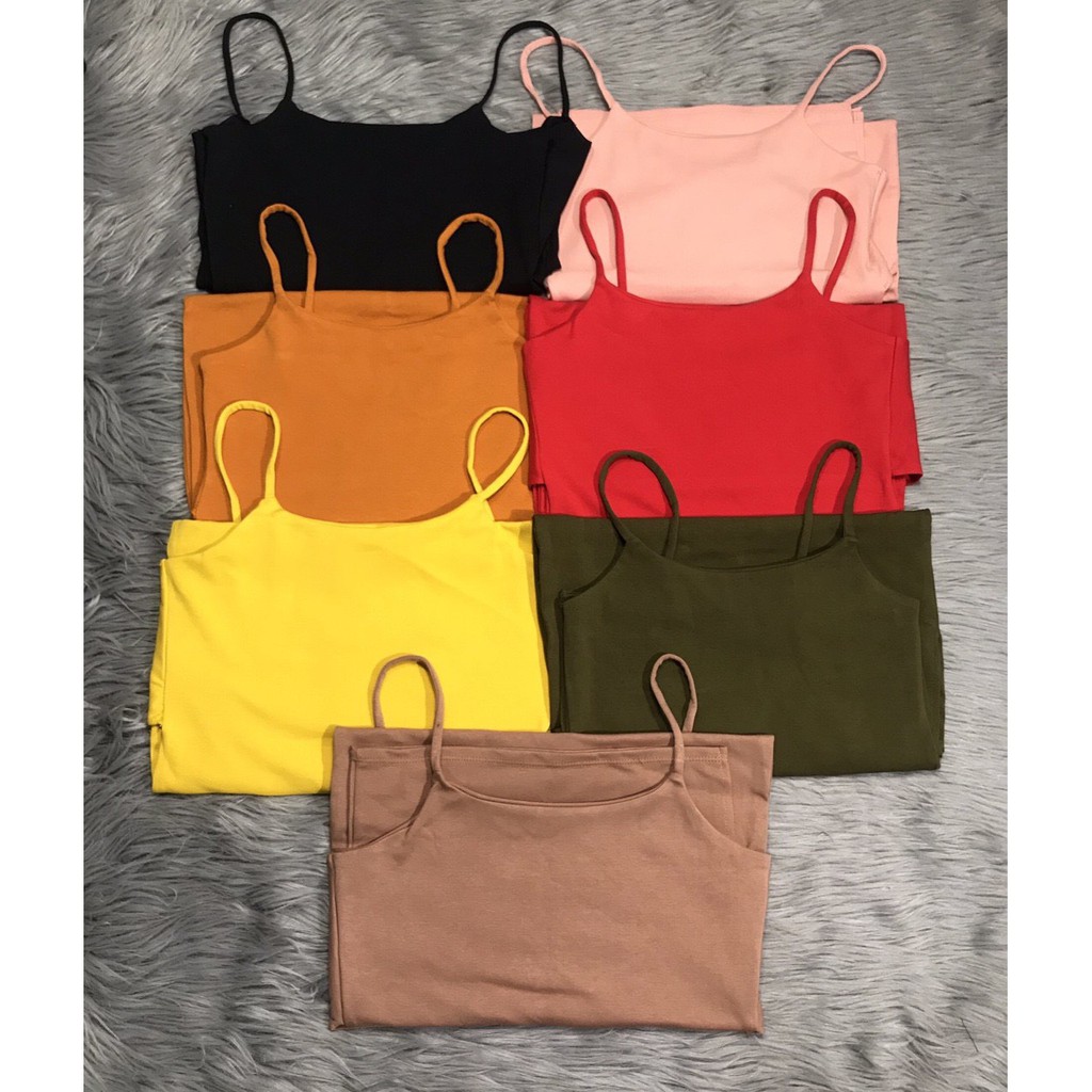 Đầm 2 dây trơn ôm body chất thun đẹp phối buộc nơ lưng xinh xắn