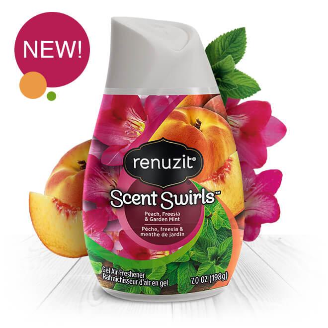 Sáp Thơm Phòng hiệu Renuzit Scent Swirls Peach 198g