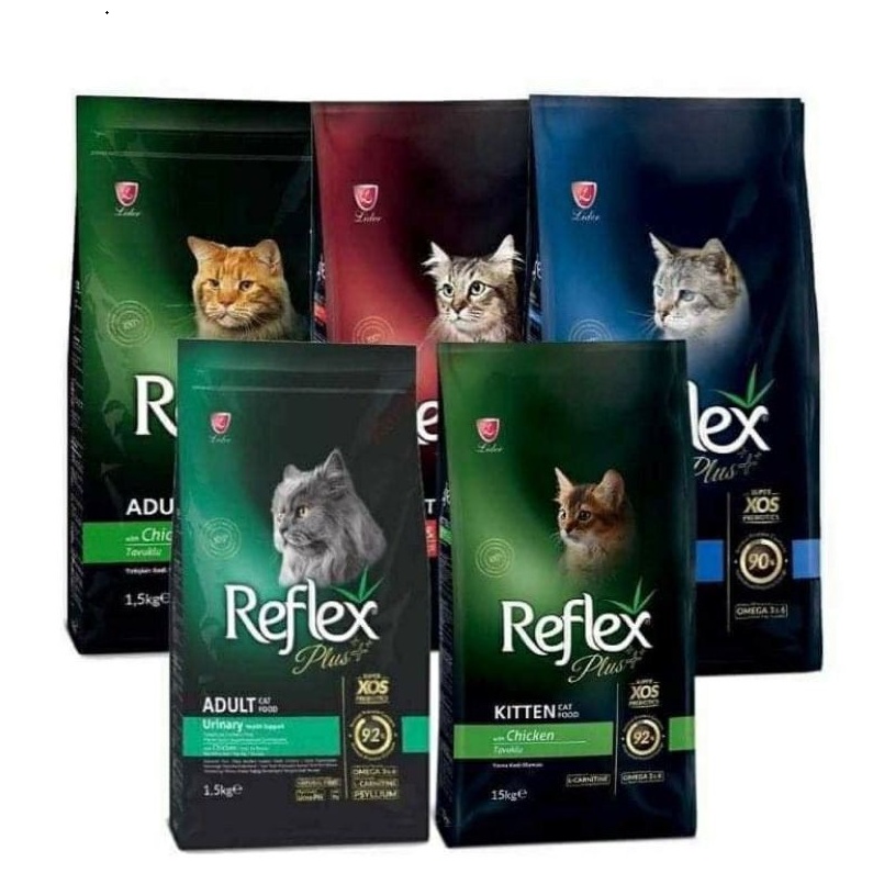 Hạt mèo Reflex Plus - Chicken - Salmon - Hairball - Urinary - Choosy 1,5kg
