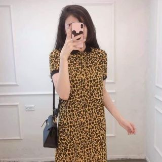 Combo Đầm polo da beo dư xịn