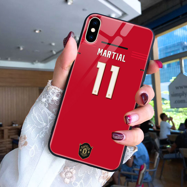 Ốp Nhựa Dẻo 11 In Hình Cầu Thủ Manchester United PHONECASEP Cho Iphone 12 11 Pro Max 6 6S 7 8 Plus X Xs Xr