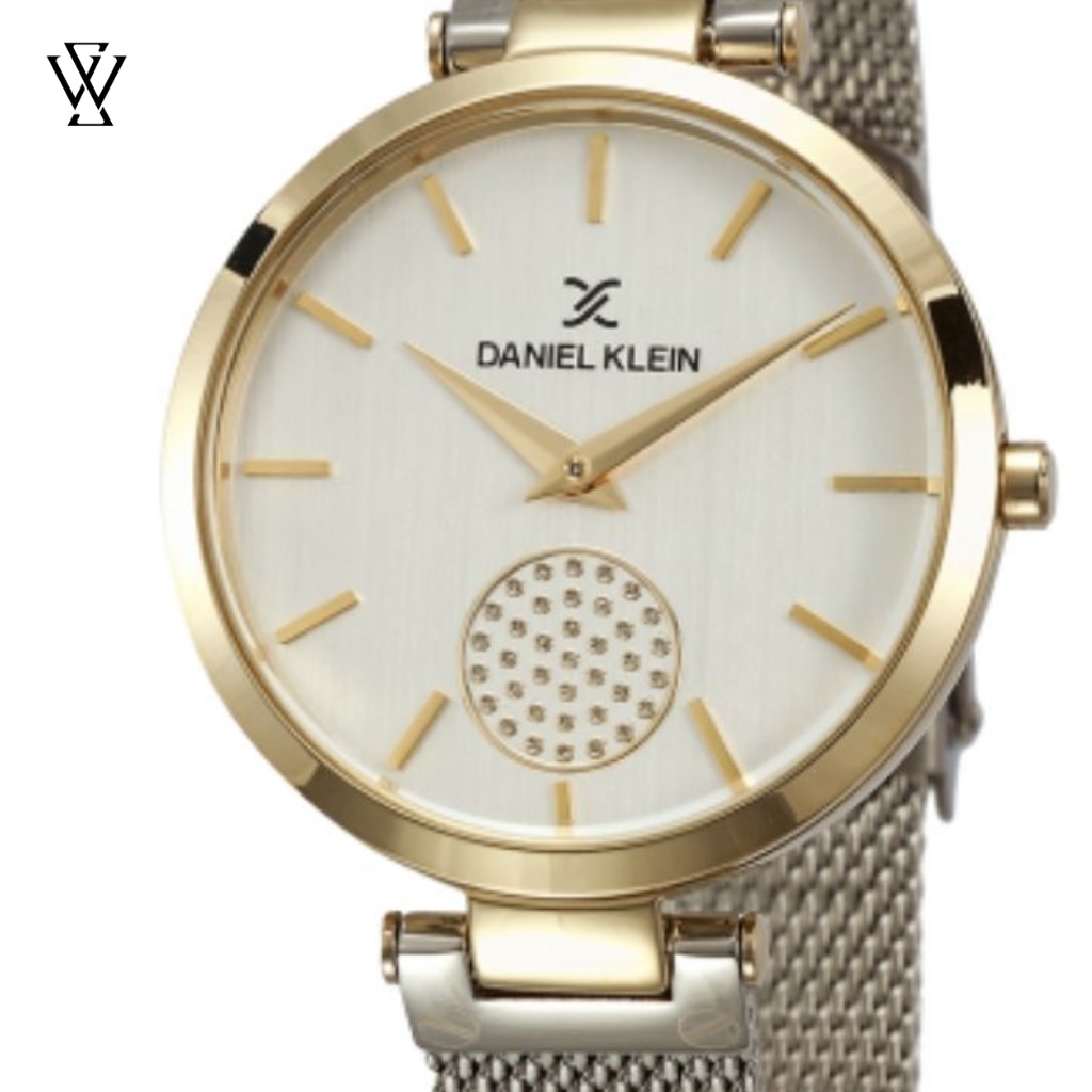 Đồng Hồ Quartz Nữ Daniel Klein WATCHSTORE DK.1.12309.3 Thiết Kế Mặt Kính Khoáng 34mm, Dây Kim Loại Và Vỏ Thép Không Gỉ