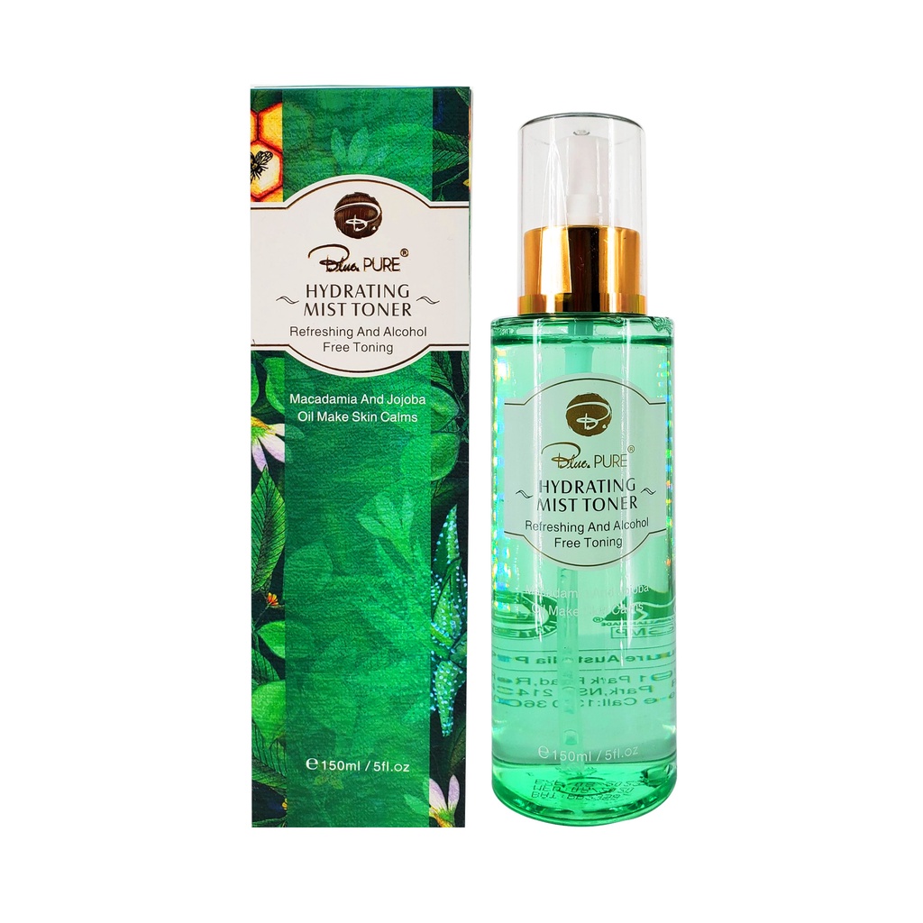 |XẢ DATE 8-2023|Xịt Dưỡng Hoa Hồng Tầng Sâu Không Cồn Blue Pure Hydrating Mist Toner   - Hàng Úc 2279