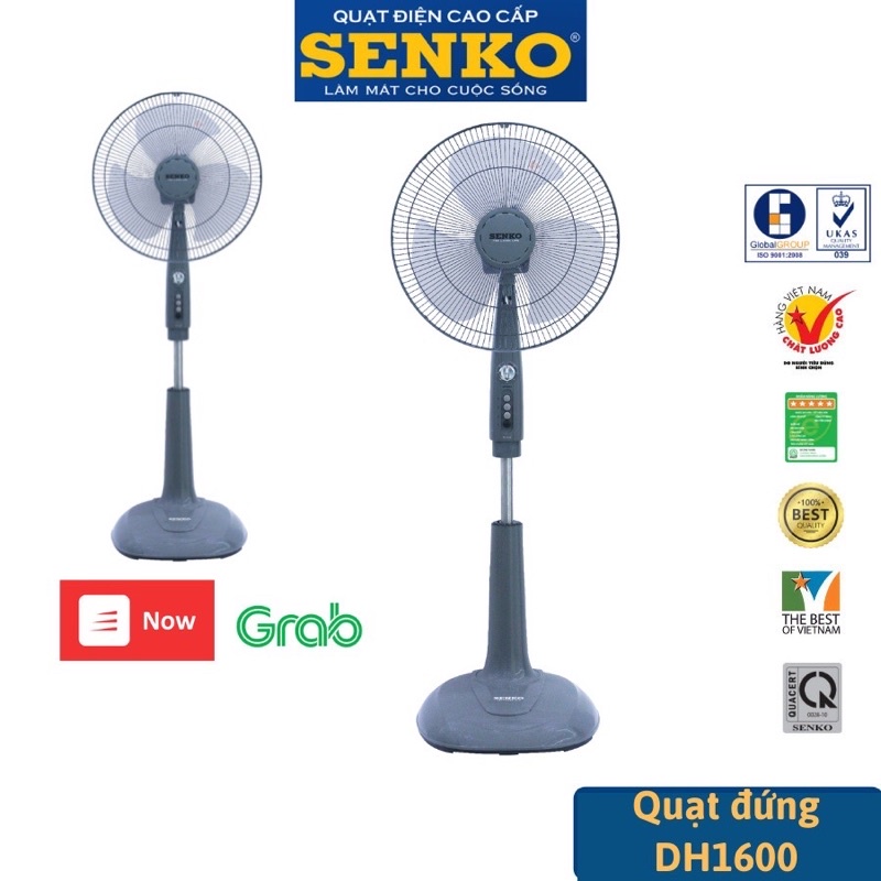 Quạt cây, Quạt lửng Senko DH1600 hàng Việt Nam chất lượng cao [ Hàng chính hãng - Bảo hành 12 tháng ]