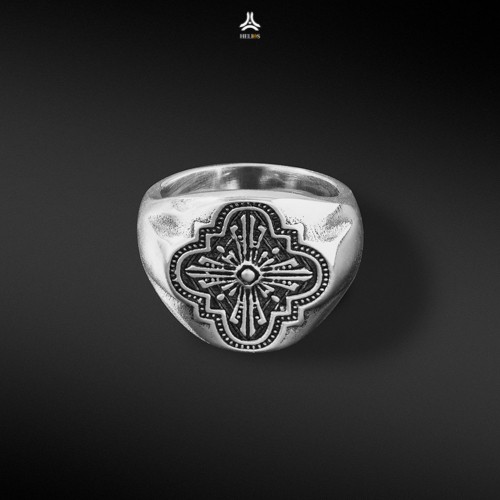Nhẫn thời trang nam phong cách Hiphop Helios Symmetry - Nhẫn chất liệu Titan không gỉ