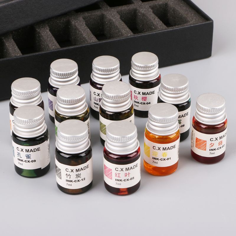 Set 12 Lọ Thủy Tinh 7ml Đa Dụng Chất Lượng Cao