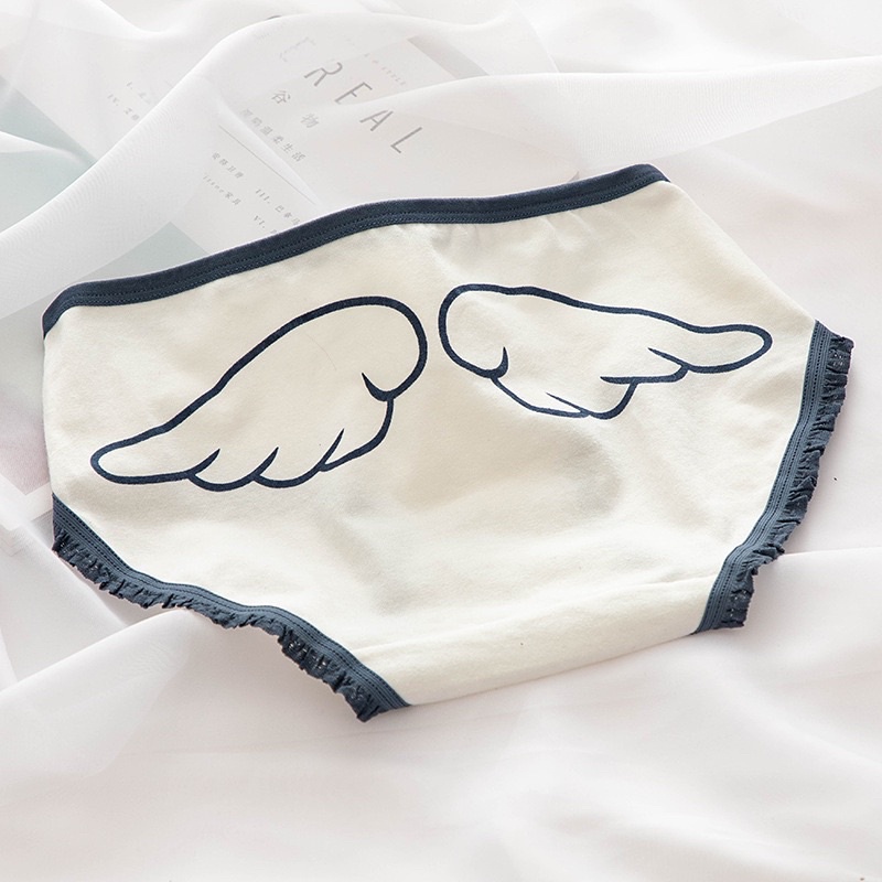 Quần Lót Nữ Cotton Cao Cấp Nâng Mông Thông Hơi Hoạ Tiết Dễ Thương 8012