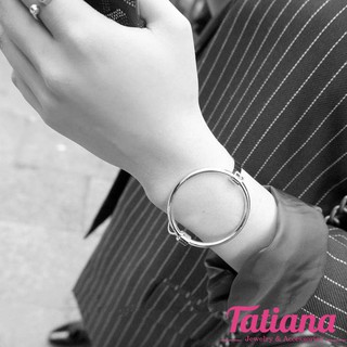 Vòng tay kiềng khoen tròn basic - Tatiana - V2175