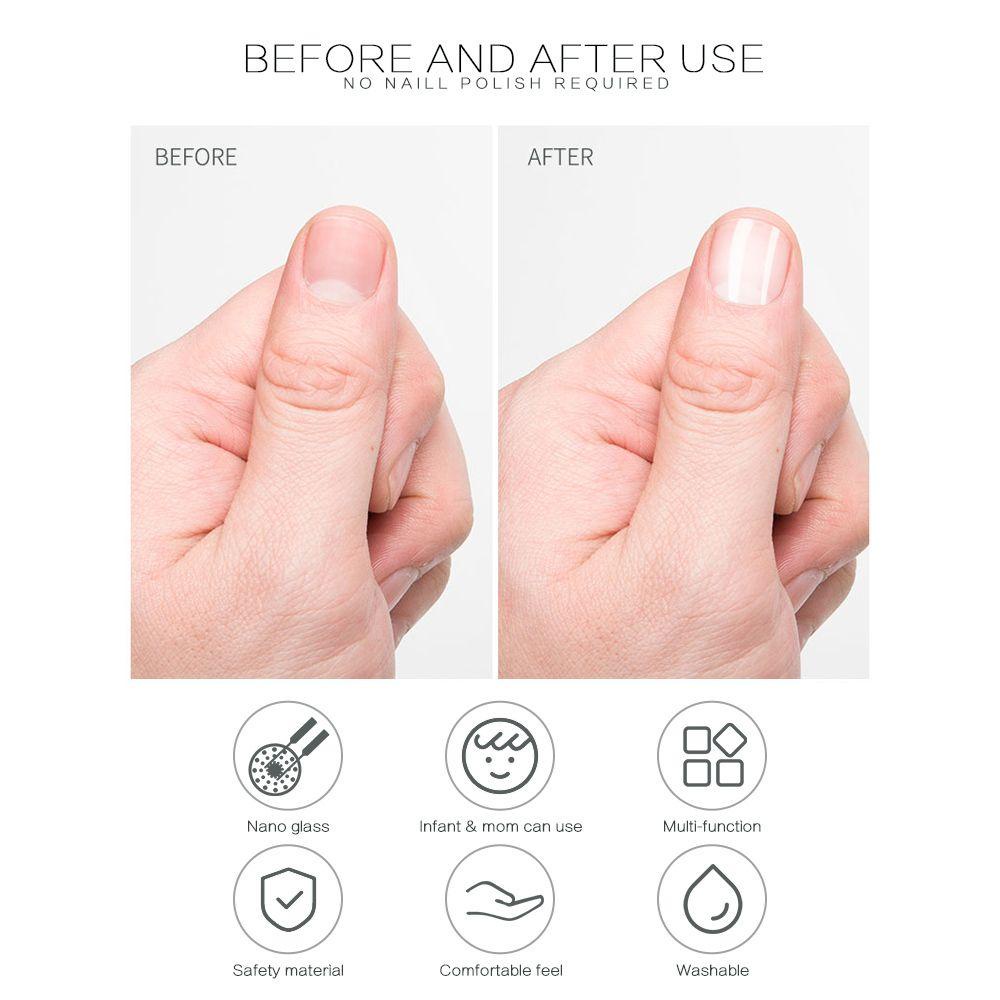1 Cây Dũa Móng Tay Bằng Kính Có Thể Giặt Sạch Tiện Dụng