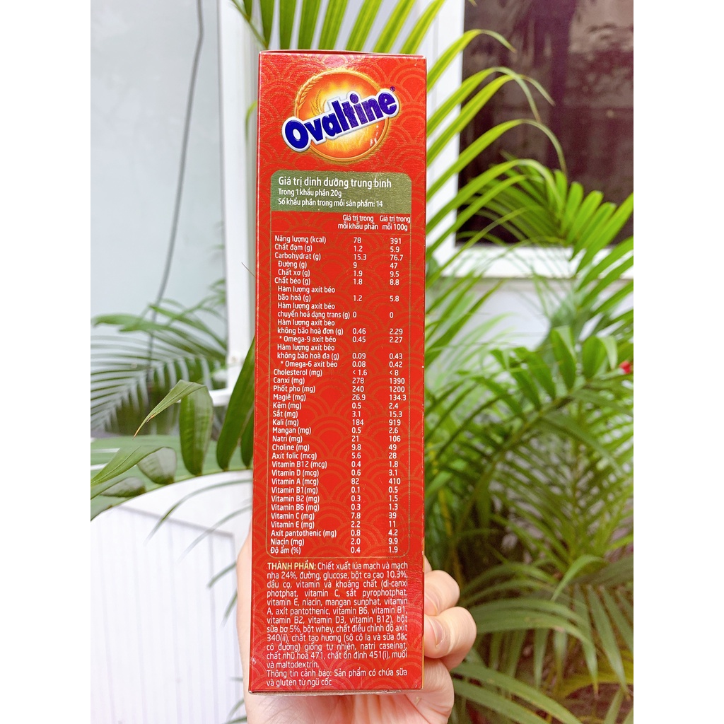 Thức uống lua mạch dạng bột Ovaltine 285g