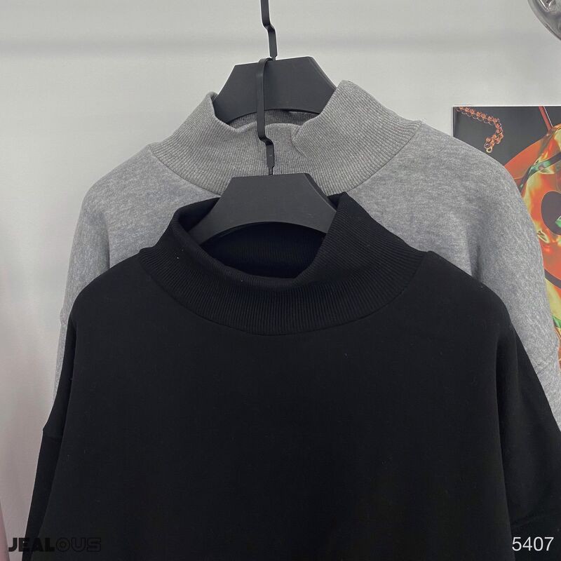 Áo nỉ cổ cao, áo nỉ nữ trơn mác Sjia 5407 | BigBuy360 - bigbuy360.vn