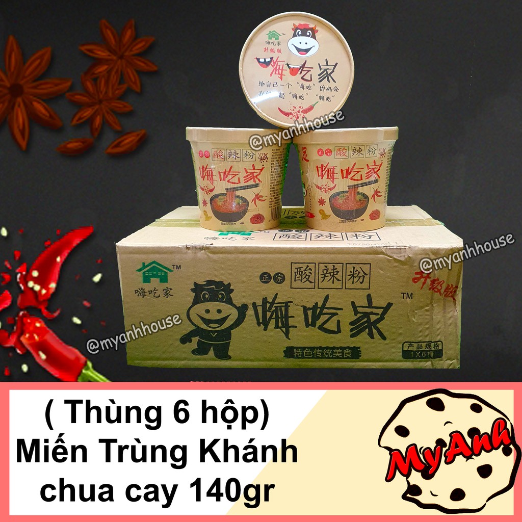 (1 THÙNG 6 HỘP) MIẾN TRÙNG KHÁNH CHUA CAY DATE T4/2022