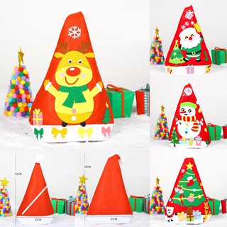 Mũ Noel trơn, Mũ Noel tự trang trí