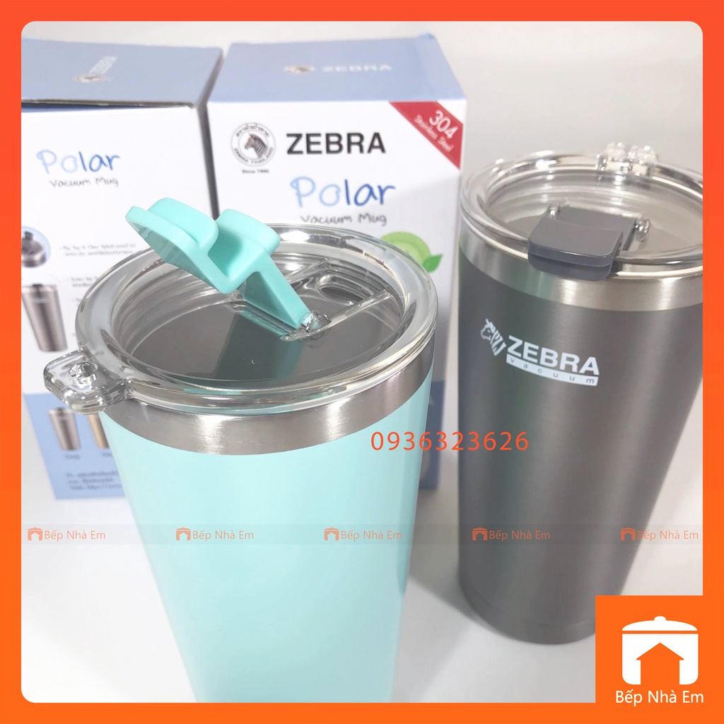 Ly Giữ Nhiệt ZEBRA Polar 0.58L Có Túi Xách Vải - 112701 - Hàng Nhập Khẩu Thái Lan