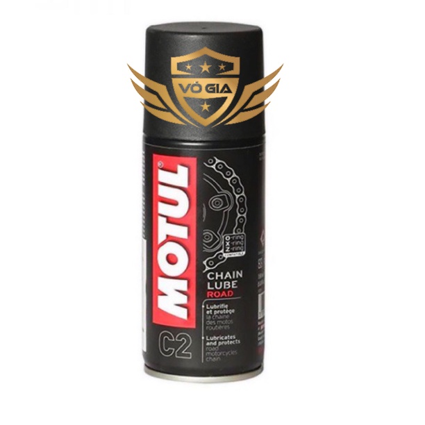 Xịt dưỡng sên motul c2, chai bôi trơn sên - bôi trơn xích motul C2 và C4