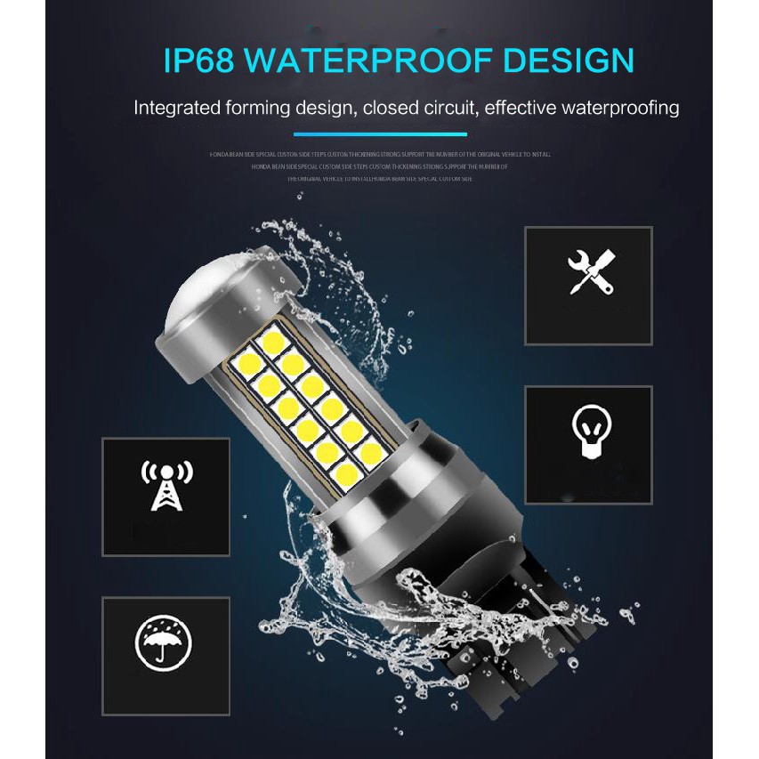 Đèn bóng LED T15 T20 1156 W16W P21W W21W ánh sáng trắng cho ô tô chất lượng cao