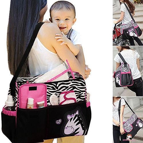 ❤XZQ-Multi Function Baby  Mother Bag Pad Nappy Changing Tote Handbag Mummy