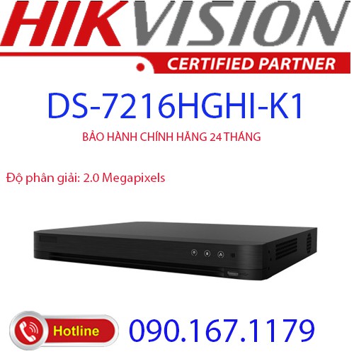 đầu Ghi Hinh 5 In 1 16 Kenh Hikvision Ds 7216hghi K1 S Shopee Việt Nam