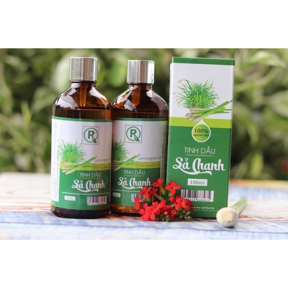 COMBO 2 CHAI TINH DẦU SẢ CHANH 100ML TẶNG NGAY 1 CHAI TINH DẦU QUẾ 10ML TRỊ GIÁ 28K