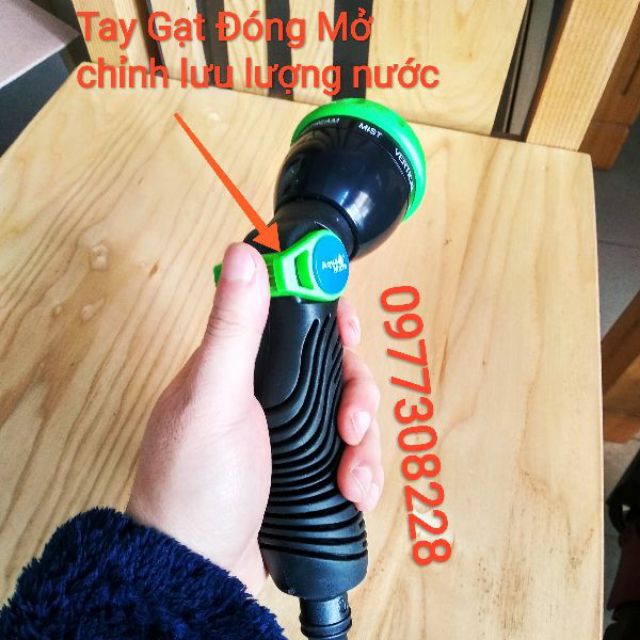 Bộ dây vòi phun nước tưới cây, tưới rau, tưới hoa 10 mét chất lượng cao siêu bền.