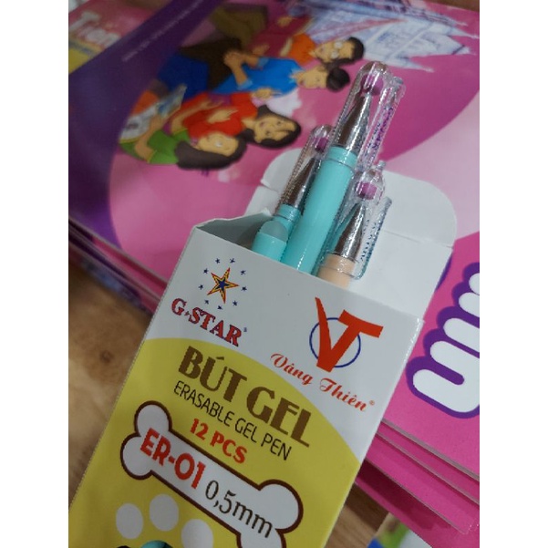 Bút Gel xóa được tím G-Star ER-01