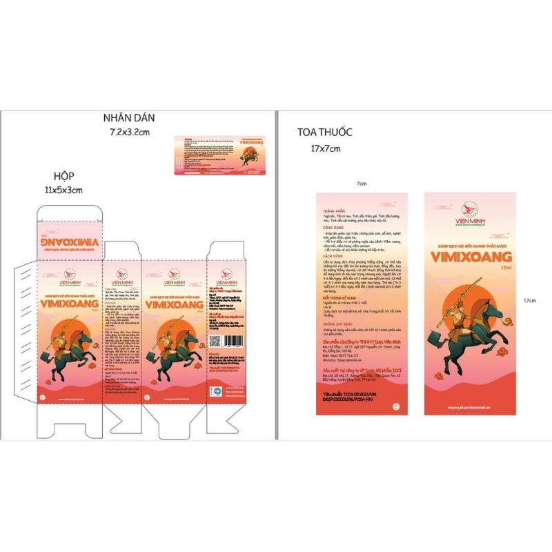Xịt mũi xoang Vimixoang Viên Minh