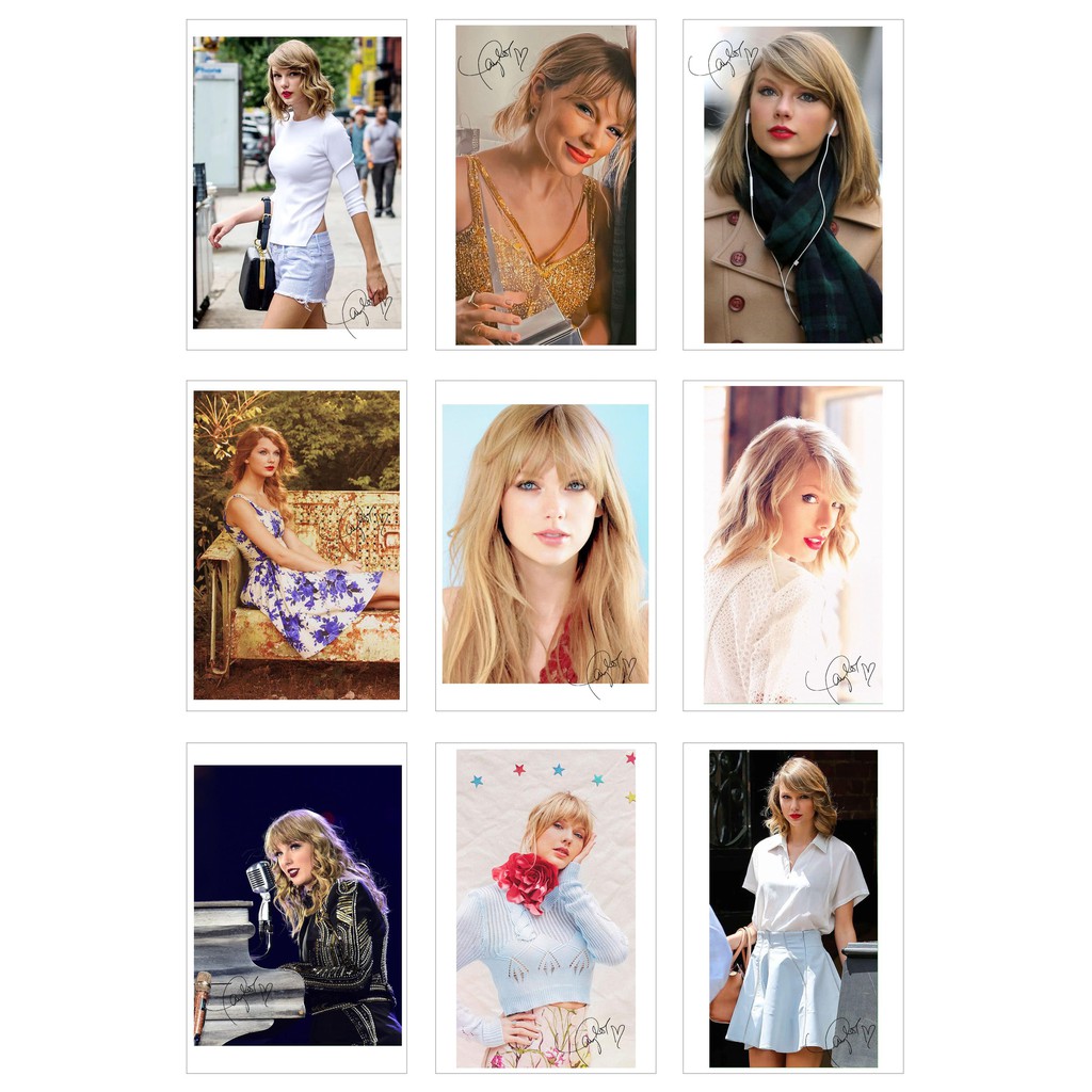 Lomo Card 54 ảnh TAYLOR SWIFT ( kèm chữ ký)